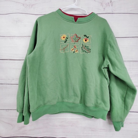 slouchy crew neck sweater